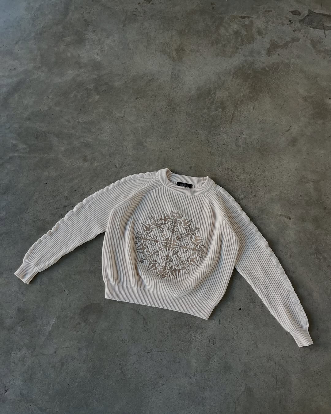 Ashmere Emblem Knit Pullover