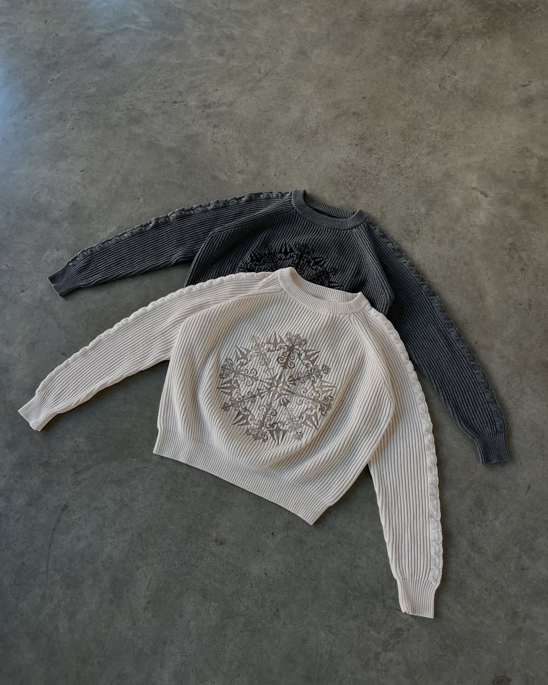 Ashmere Emblem Knit Pullover