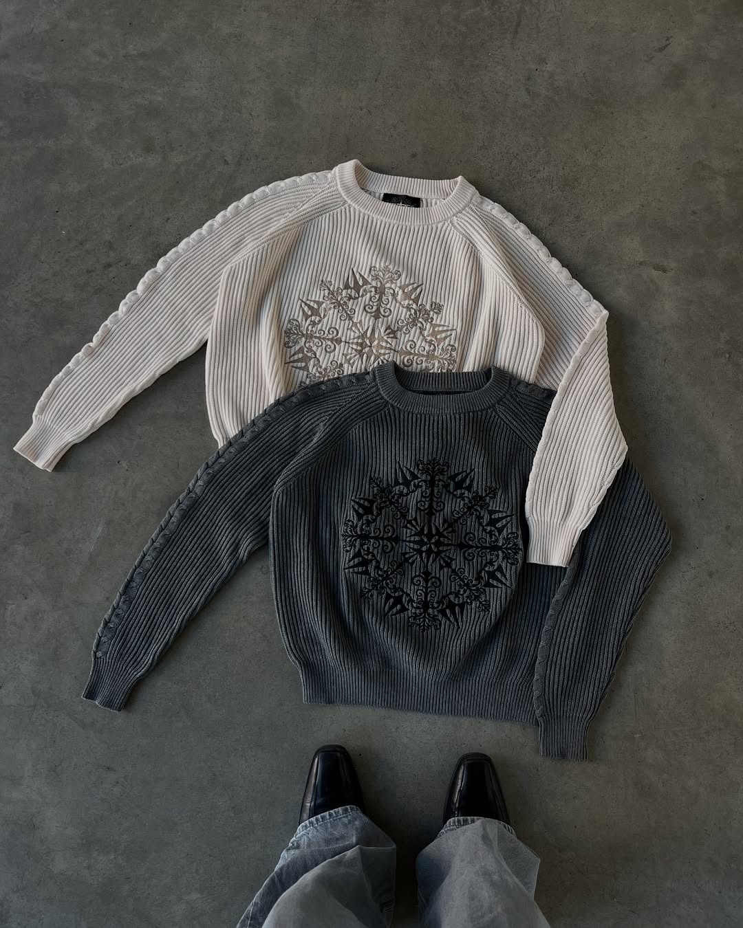 Ashmere Emblem Knit Pullover