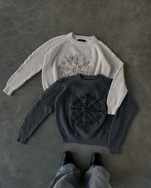Ashmere Emblem Knit Pullover