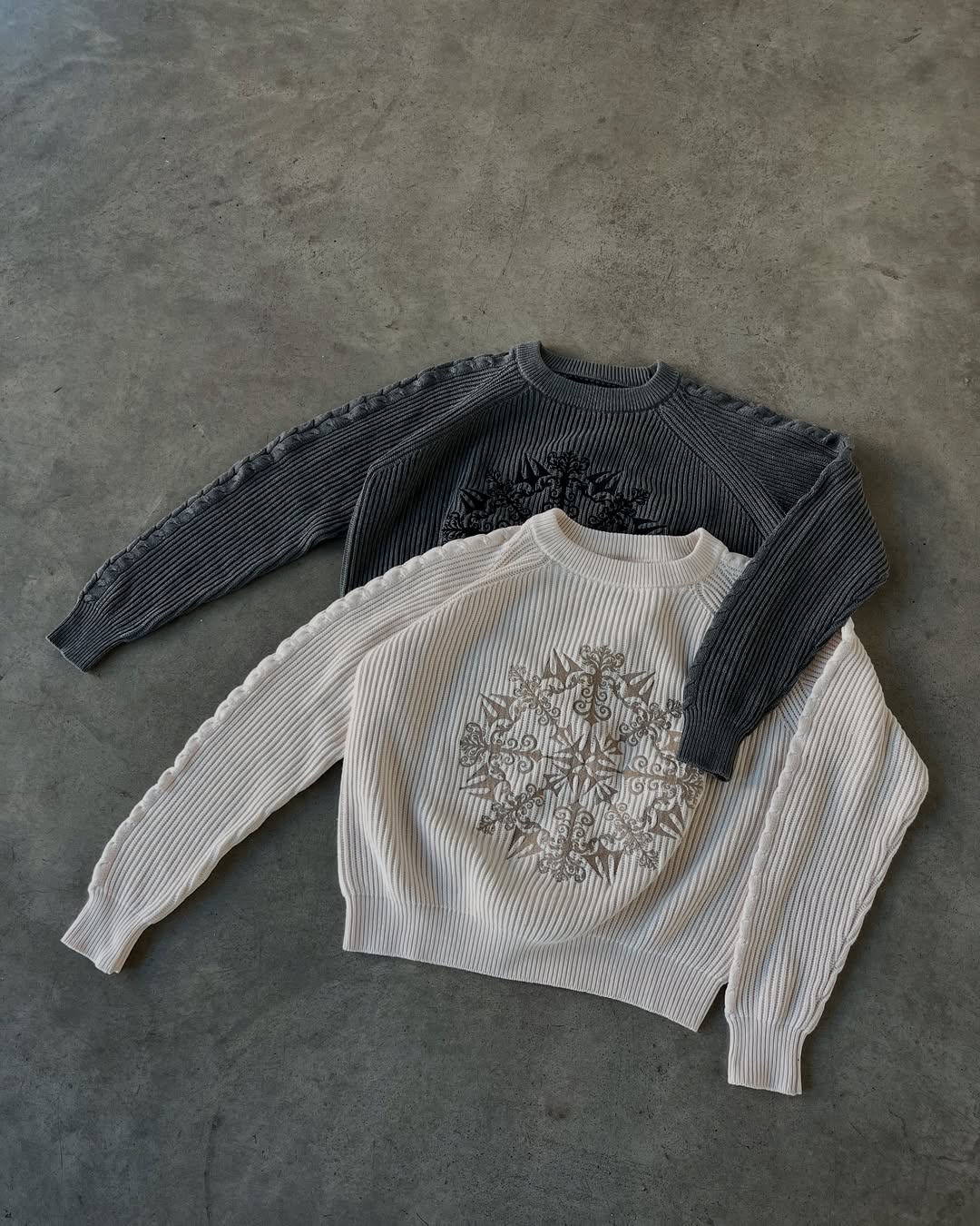 Ashmere Emblem Knit Pullover