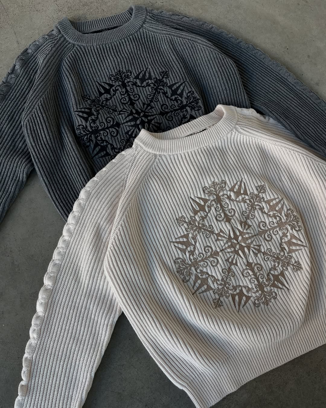 Ashmere Emblem Knit Pullover