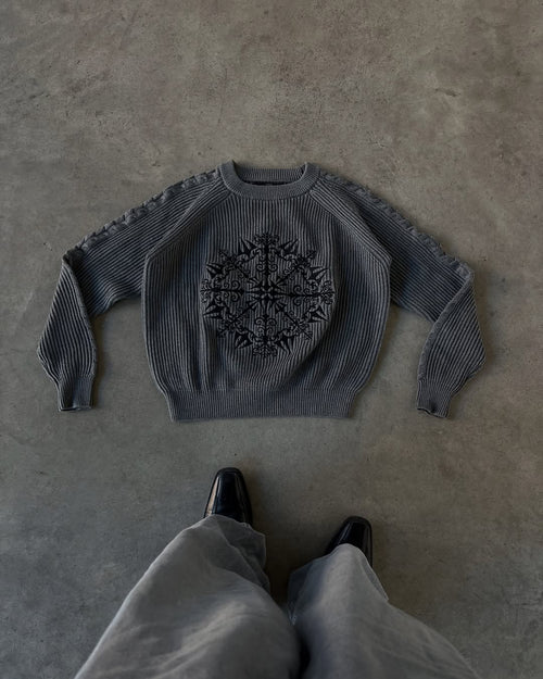 Ashmere Emblem Knit Pullover
