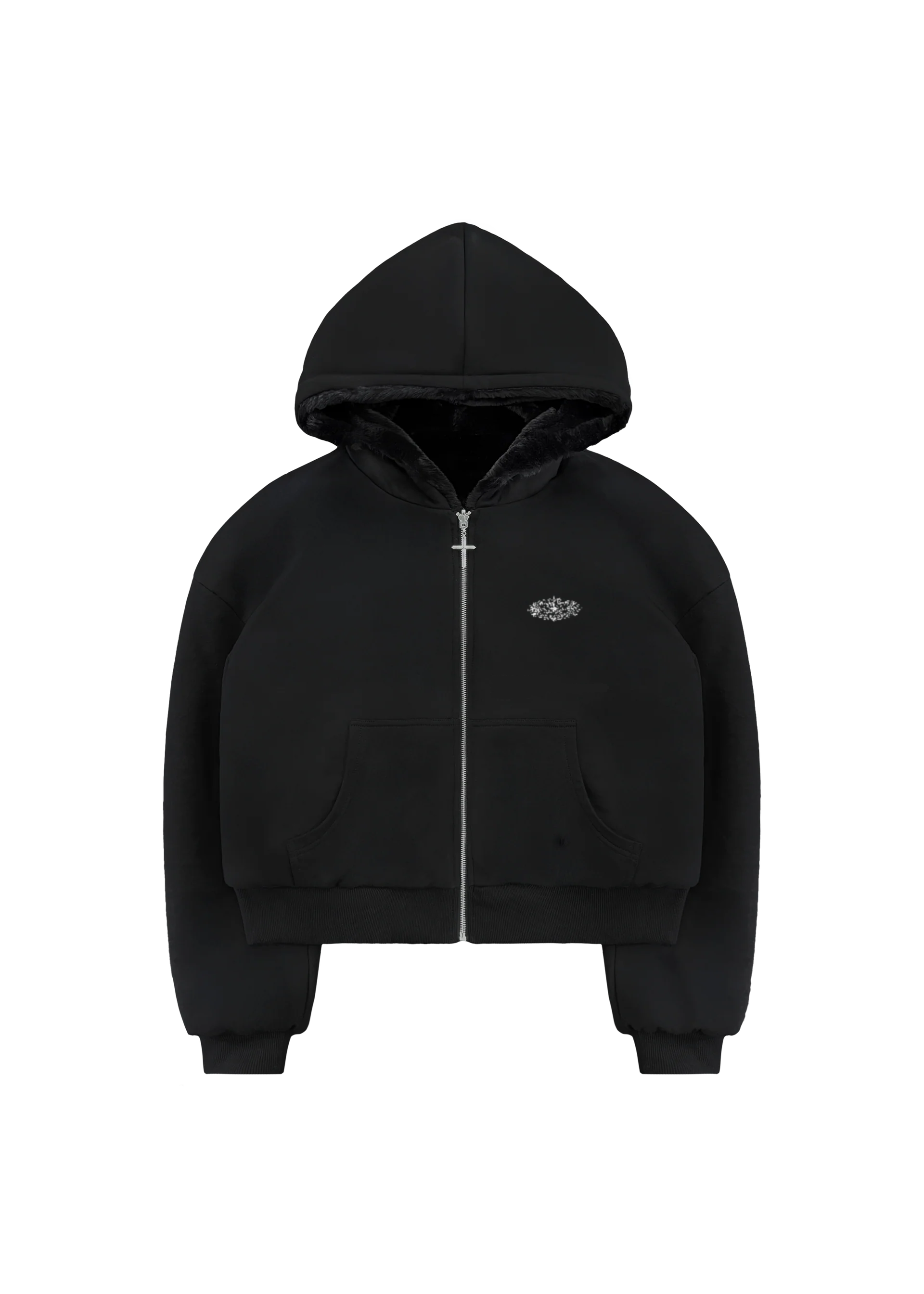 REVERSIBLE PANTHER ZIP HOODIE